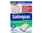 1-5 Pack Salonpas Pain Relieving Patches     60 Count For Back Joints  Muscles