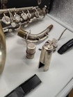 Buescher True Tone Alto Saxophone Elkhart Silver Plate Low Pitch W  Case As Is