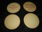 Vintage Beer Coaster Lot   Please Read   