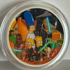 Tuvalu Star Simpsons Family 1 Oz Colorized Art Coin 2021 W  Coa