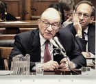 Alan Greenspan Signed 8x10 Photo Autograph Bas Beckett Coa Federal Reserve Auto