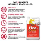 Harris Flea And Tick Killer  Liquid Spray With Odorless Kill Formula Gallon