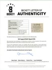 Def Leppard Signed Full Entire Band Certificate Of Authenticity Bas Beckett Coa