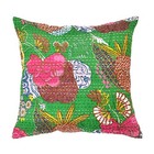 18x18 Indian Ethnic Bohemian 18  X 18   pack Of 5  Fruit Multi Kantha Pillow