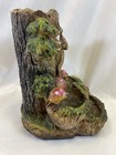 Earth Bound Tree Man Mushroom Backflow Incense Burner Purple Eyes Toad Stools