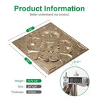 Art3d 12-pack Pvc Drop Ceiling Tiles 3d Wall Panels 24 x24  Cover 48 Sq ft