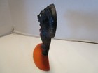 Vintage Cast Iron Black Cat Doorstop Halloween Pumpkins 7 5    Tall
