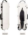 Crossrock Soprano Ukulele Fiberglass Case Hardshell With Tsa Lock-milky White