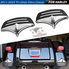 Chrome Rear Mud Flaps Fender Guard Fit For Harley Trike Tri Glide Flhtcutg 11-23