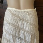 As Is Absolutely Stunning Antique Edwardian Asymmetrical Lace Prairie Skirt