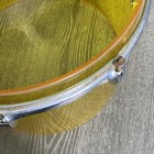 Ludwig Vistalite 10x14  Yellow Concert Rack Tom Drum Vintage 1970s Usa