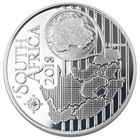2018 South Africa 1 Oz Proof Whitebacked Heron Waterberg Biosphere Reserve Silver Coin