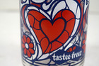 Vintage Tastee-freez Love Glass Red Heart Big T Family Restaurant 5 1 2  1970 s