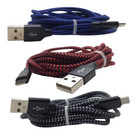 3 Pack 10ft Usb Charger Cable Phone Charging Cord For Apple Iphone 14 13 12 11 X