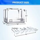 600ct Acrylic Poker Chip Case  Casino Poker Chips Carrier W 6 Chip Rack Trays