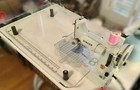 Singer Featherweight 221  white  Sew Steady Large Table - W bobbin Access Notch
