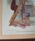 Vtg  Edward V Brewer 1912 Rastus Cream Of Wheat Ad Framed   Matted