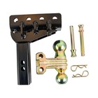 Adjustable 6  Drop 2  Receiver 25000 Lbs Towing Hitch Dual Ball Mount Trailer Us