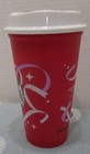 New 2021 Starbucks Holiday Reusable Red Cup Ribbon Plastic Tumbler 16oz Grande