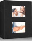 Photo Album 4x6 200 Pockets For Wedding Gifts  Linen Hardcover Memory Book Wi   