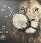 2019-2021 Big Five Series I South Africa 5 Rand 5 1oz Silver Coin Set Bu Coa Ogp