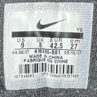 Nike Air Monarch Iv Mens 9 Triple Black Leather Cross Training Shoes 416355-001