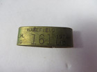 Rare Wrap-style Vtg 1975 Lot Dog Tag License Tax Registration Hillsboro  Nh
