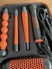 Lanumi 5 In 1 Curling Iron Set Include Curling Brush And 4 Interchangeable Wand