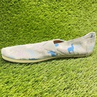 Toms Redondo Slip-on Womens Size 10 Gray Blue Casual Classic Walking Flats Shoes