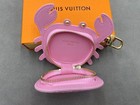 Pink Crab Bag Charm Coin Bag - Mini Pouch Keychain Monogram W box
