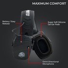 Upgraded Bluetooth Electronic Shooting Ear Protection Upgraded With Gel Ear Pads