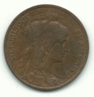 High Grade Vf xf 1916 France 5 Centimes Coins-may163