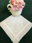 Gorgeous Antique Wedding Embroidered Monogram S   Brdial Hanky