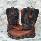 Carolina Wellington Ca2531 Work Boots Mens 10 5 2e Brown Black Steel Toe Leather