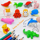 Animal Erasers For Kids 100 Pack Desk Pets Erasers For Kids Classroom Prizes eas