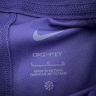 Nike Dri-fit Purple gold Polo Size Large Short Sleeve No Damage