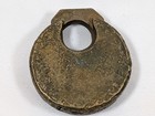 Vintage Denver   Rio Grande Brass Railroad Lock Pakcake
