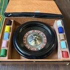 Vintage Traveling Roulette Wheel W  Case