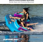 Airhead Booyah 2-person Towable Boat Tube For Boats Blue
