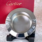 Cartier Ashtray Santos Love Motif Stainless Steel Swiss Made With Case