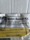 Basketry Studio Melon Basketweaving Kit 8 Inch Diameter Rib Style Basket New