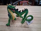 Chinese Dragon Green Serpentine Guardian Figurine Decor