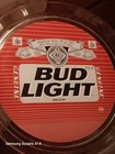 Vintage Bud Light Beer 13  Serving Tray  indiana Glass 