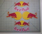 Red Bull Sticker decal Helmet Kit - High Quality Waterproof Uv Laminated Outdoor