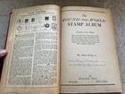 Harris Round The World Stamp Album 1934 Edition Vintage Stamps Included
