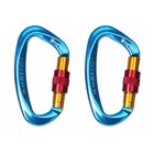 Heavy Duty Carabiner25kn  5620 Lbs  Screw Locking Hook Rock Climbing Aerial Work