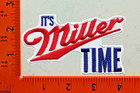 Miller High Life  it s Miller Time  Patch     Beer Logo Embroidered Iron-on Sew-on