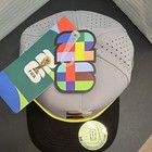 Fifa World Cup 26 Premium Water-resistant Flat Bill Cap Hat Gray black yellow