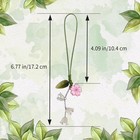 Yderod Adorable Flower Phone Charm Kawaii Cellphone Lanyard String  Cute Pink 