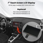 7  Replacement Lcd Display Touch Screen For 17-20 Jeep Uconnect Radio Navigation